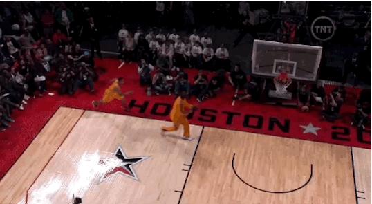 Gerald Green launches an off-the-backboard slam-a-roni (not a thing).
