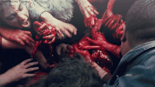 Okay, so if the whole world is really contaminated, then TWD should end the season with the prospect of a cure. Because I'm not sure how much more I can stomach seeing intestines being torn out of people.