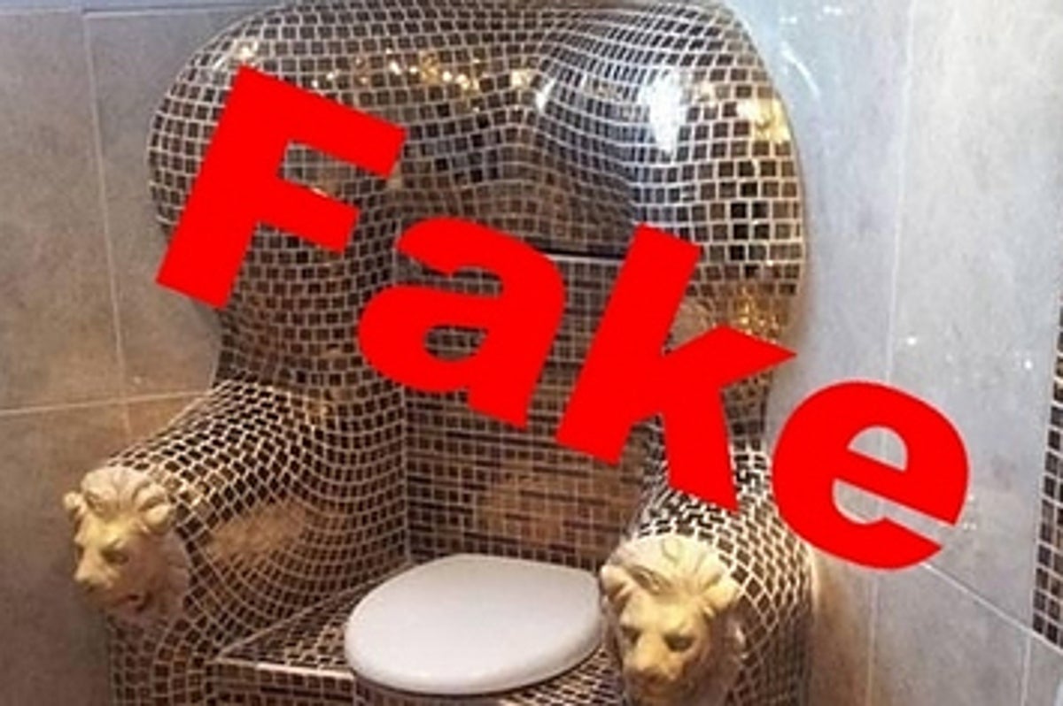 Gold toilet with 40,000 diamonds studded creates social media