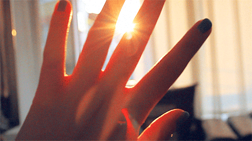 Open the shades and let the sun's glorious rays wake you up.