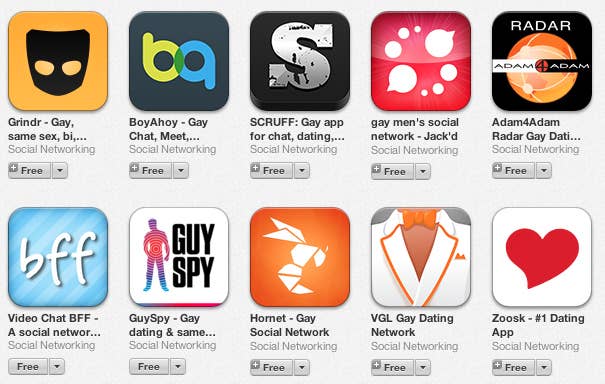 Gay dating apps