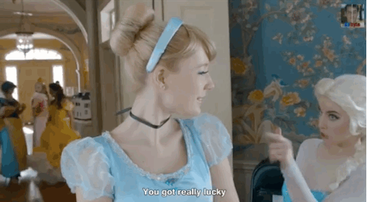 "You got really lucky that you've got tiny feet."