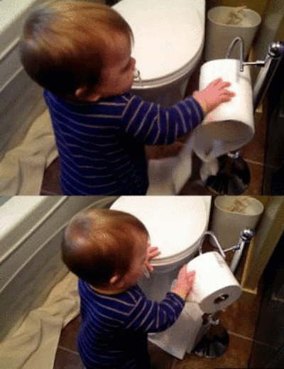 Because who needs TP when you're mostly just pooping on the floor?