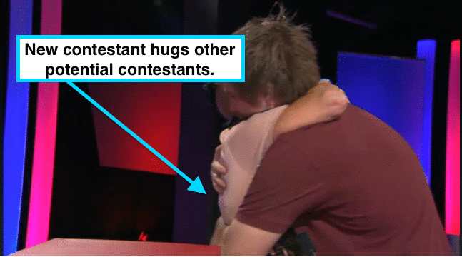 They are thrilled to take part. They hug the person next to them without fail.