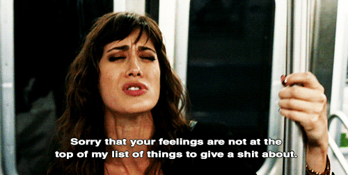 No way are you apologizing to this jackass.