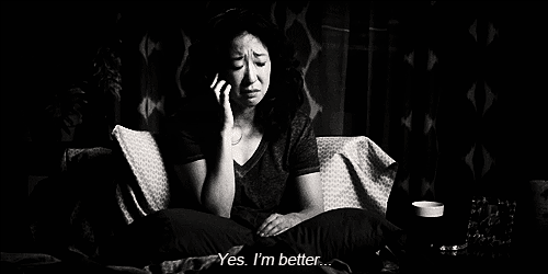But you pretend you're not crying that hard.