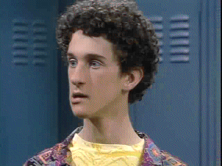 Quote: “Oh, my! What a moment! What a thrill! First the Berlin Wall comes down, then the Brady Bunch comes back, and now Zack and Kelly are going steady!”
