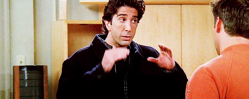 Yes it's annoying when Ross does it, but it gets the job done.