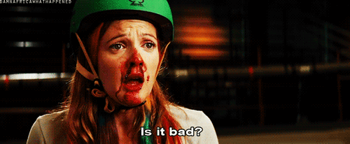 Even when she is bloody, she is still the queen of all chick flicks!