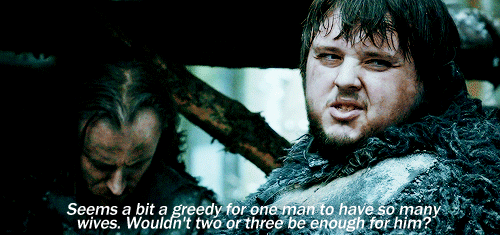 Samwell TarlySamwell Tarly is the clumsy, well intentioned coward-in-resident of the Night’s Watch. Unlike his erstwhile buddy, Jon Snow, Samwell thinks that reading, singing, and eating are more worthwhile pursuits than killing White Walkers beyond the wall—although he has been known to rescue some damsels-in-distress.