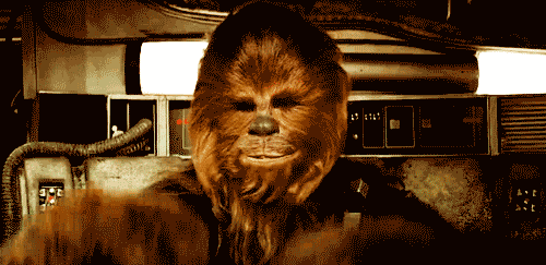 ChewbaccaBoth are fuzzy, extraordinarily large, and communicate in a unique series of utterances. As Han Solo’s bff and first mate, Chewbacca is one of the most memorable and honorable sidekicks ever created. His calm demeanor balances Han Solo’s egoism. And while he is peaceful, he is also very much a warrior capable of protecting a myriad of important figures.