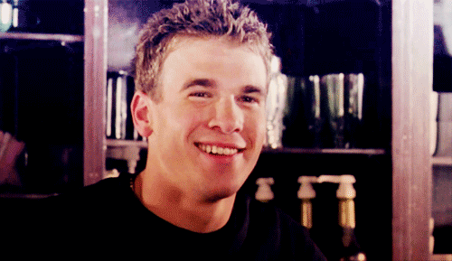 Spinner's Degrassi experience was quite a whirlwind. He starts out as the chunky friend of Jimmy's, moves up to become Paige's "Honey Bee," loses all social status and friends after his involvement in the "Rick Incident," and then is eventually redeemed. Spinner's curly locks and pet names for Paige circa season 3 cemented my crush on him forever.