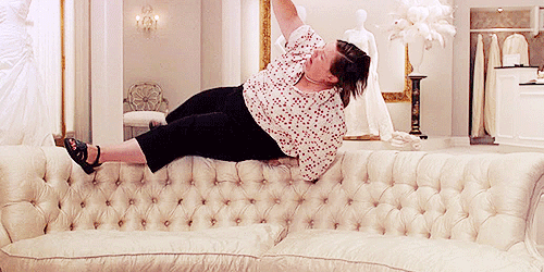 Lying still on a couch while navigating the plot twists and turns of Law and Order: SVU.