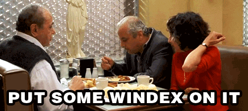 Just substitute "windex" with "tea tree oil". Give me a word, any word, and I show you that the root of that word is Greek.