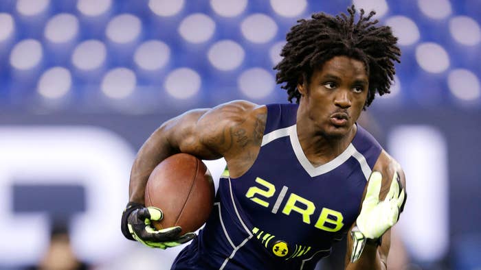 Dri Archer ran one of the fastest 40-yard dash times in history when he clocked in at 4.26. He came close to Chris Johnson's record-setting 4.24 seconds in 2008. Archer left the Golden Flashes with 1,429 rushing yards and 16 touchdowns.