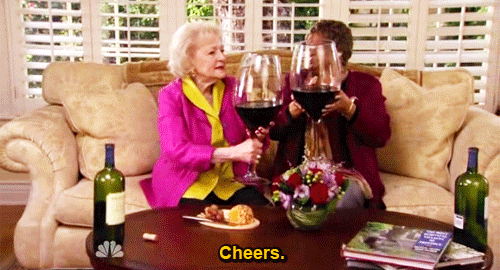 Adult life: A crisp glass of pinot noir, please.