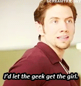As the super nerdy movie guy who has fallen for strong and beautiful Neve Campbells, I can relate. This is similar to the Duckie/Andie romance above. Randy’s the friend who will always be there for Sid. Where Duckie drops the ball is that Randy takes on bullet to the body for her. Thankfully Sid kicks ass and they survive the first one. Then Randy has to watch while Jerry O’Connell moves in (can’t really blame her). While everyone knows super dork Randy loves Sid, nothing ever becomes of it. This is most obvious when Randy gets stalked, taunted, and then pulled into a van and butchered. Poor guy… never even got to say how he felt.