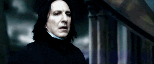 Proving crushes don’t have to be brooding moor-clambering lunatics; sometimes they can be malevolent potions teachers who keep you guessing whose side he’s on, and in the end it was heart-breaking.