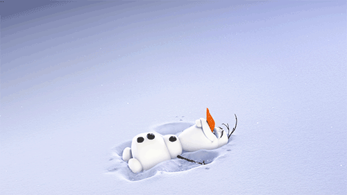 Don't get me wrong, Olaf literally makes the movie, but WHAT?! Again, this power is not explained enough. She scaled a mountain in like five minutes, brings a snowman to life, and then builds an ice castle without breaking a sweat. I think Elsa is part ice-god.
