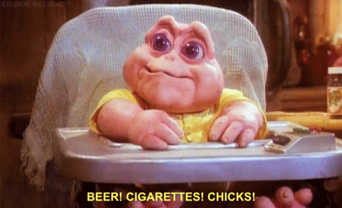 Where else were you going to find a talking dinosaur baby?