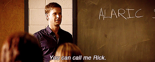 AlaricThe Vampire Diaries' Alaric can drink his vampire best friend Damon Salvatore under the table, and he has an amazing ability to appear at just the right times even though he's technically on "the other side." He takes care of his students and his family as best as he can, even if he hasn’t the foggiest notion of what is best for them.