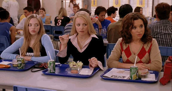 You can't sit with us.