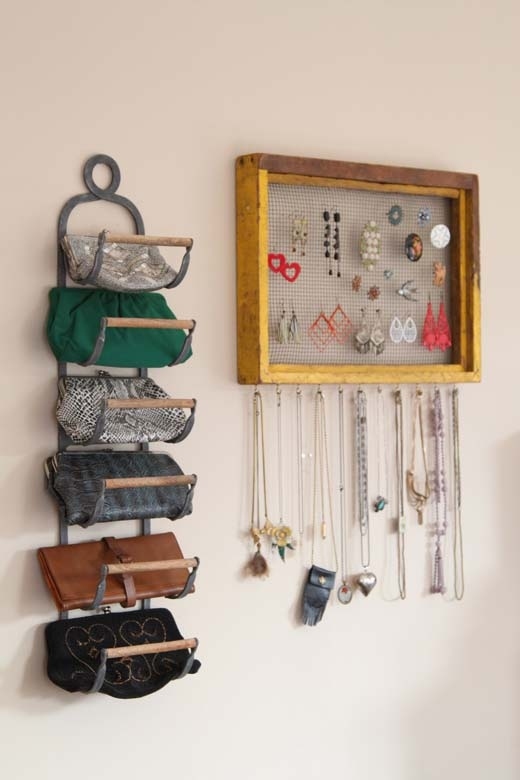 Or use a handy handbag organizer., 53 Seriously Life-Changing Clothing  Organization Tips