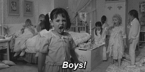 The only thing he taught you is that boys suck.