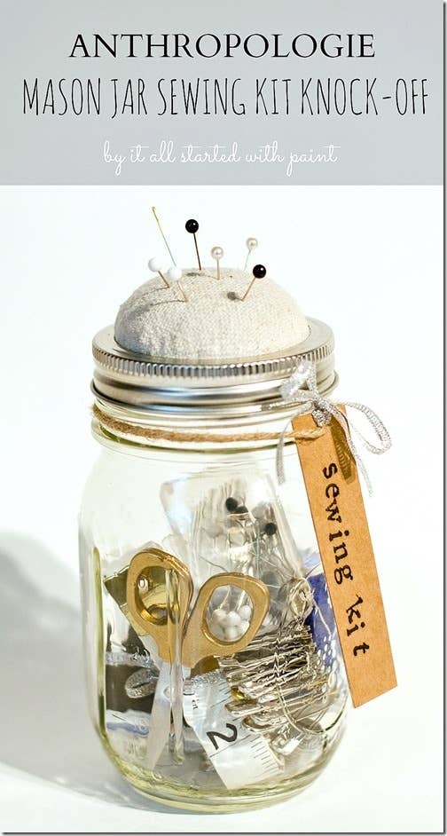 Make your own Anthropologie Inspired Spice Jars