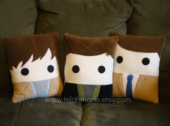 Castiel, Sam and Dean Winchester Pillows