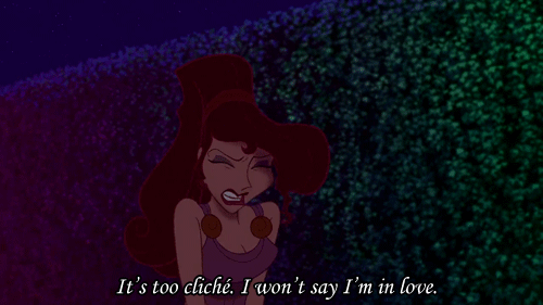 "I thought my heart had learned its lessonIt feels so good when you start outMy head is screaming get a grip, girlUnless you're dying to cry your heart out." Meg's song in Hercules (sung by Susan Egan) will definitely be relatable for those of you in denial about your love life!