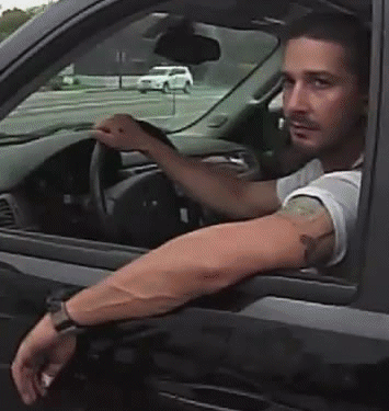 With Shia LaBeouf.