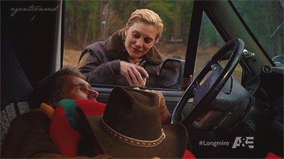 Yes, A&E has a show that doesn't involve duck hunting or storage wars. Longmire follows a small-town sheriff who returns to work after his wife's death. It also stars Katee Sackhoff as the sheriff's deputy. What more do you need?
