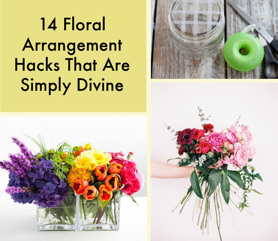 How to Arrange Flowers Like a Pro (with this easy HACK)