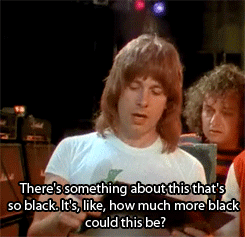 That black goes to 11 on the color scale.
