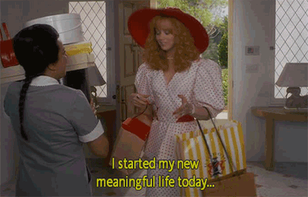 and that it means you can splurge on new clothes because of it.