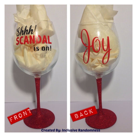 Scandal Wine Glass