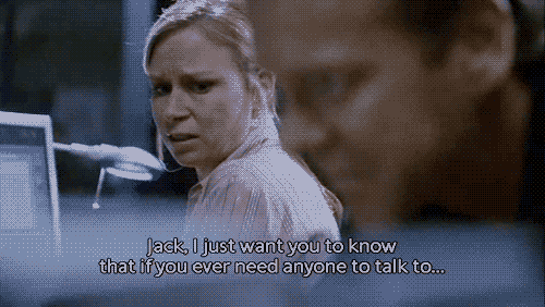Quote: "I'm not gonna talk anymore about this baby, and it's not because I'm a horrible, evil person, it's just because I can't do it! Just, please, don't start sticking needles in her!"