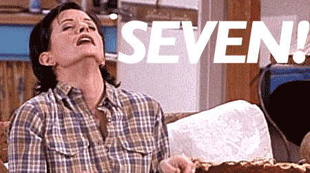 And raise your hands to make a "seven!"