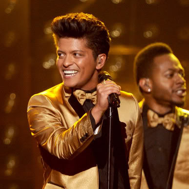 mars bruno hits goofy movie grammy musician staples onstage 54th performs held annual awards february center buzzfeed