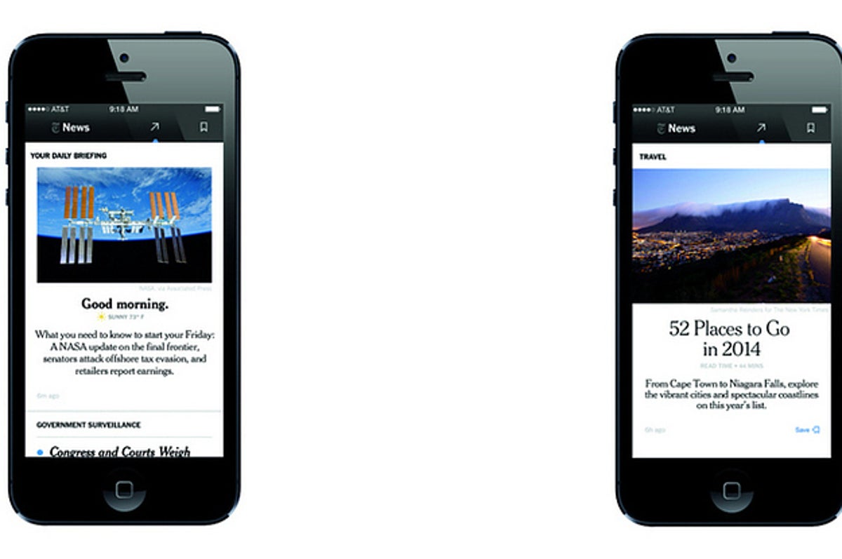 The New York Times Bets On Its Own Reputation With Its New Mobile App