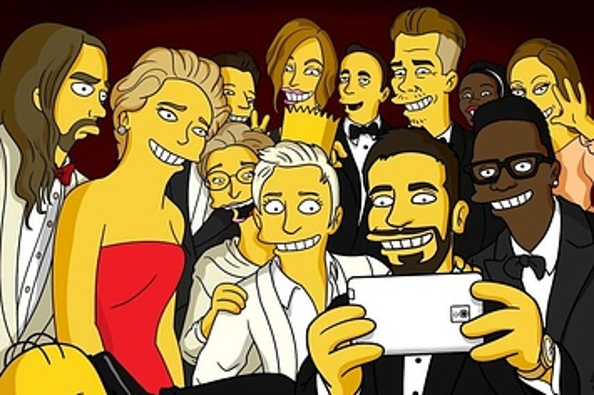 Homer Simpson Was Almost In Ellen DeGeneres' Oscars Selfie
