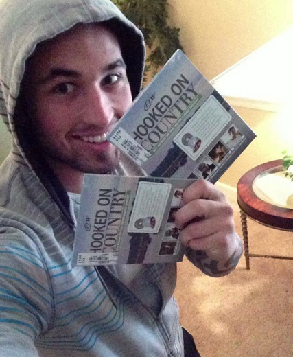 Michael's an avid fisherman who also just happens to be one of the featured artists in the Hooked On Country ZinePak! Psst: He's Track 9!
