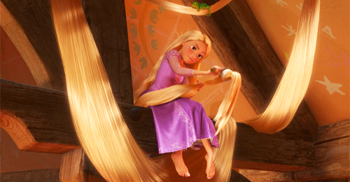 This show is all about hair and style. No one has more experience dealing with a lot of hair than Rapunzel.