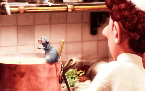 He's literally spent his entire life in a kitchen. A shoo-in to win any Top Chef challenge as long as the judges don't mind a rat in the kitchen.