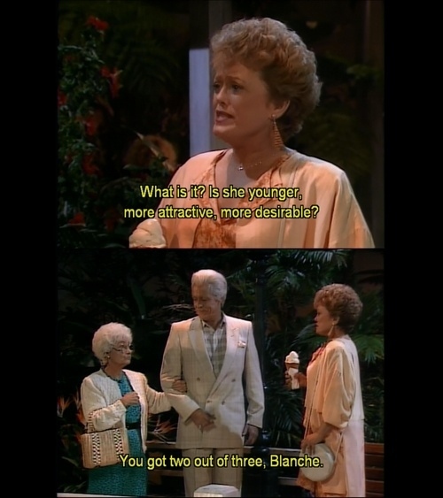 Blanche and Sophia both date Cuban casanova Fidel Santiago (Henry Darrow) . . . until the strain kills him. Rose attends a GED history class taught by Dorothy.