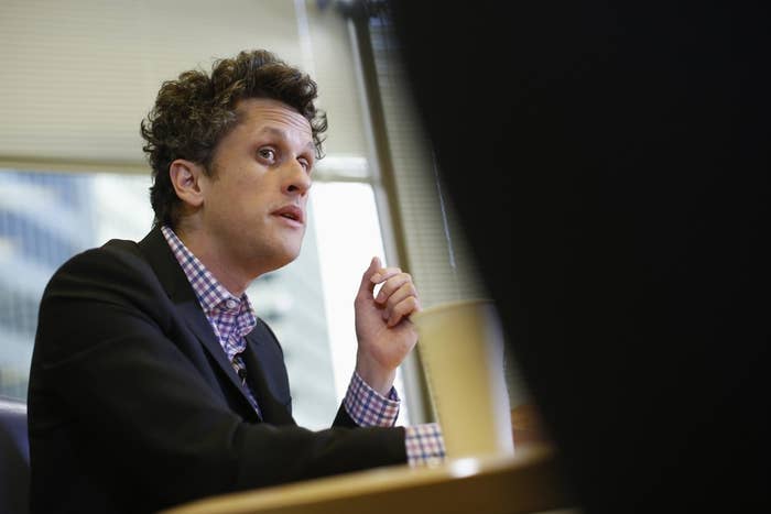 Aaron Levie, co-founder and chief executive of Box, speaks during Reuters Global Technology Summit in San Francisco, June 19, 2013.