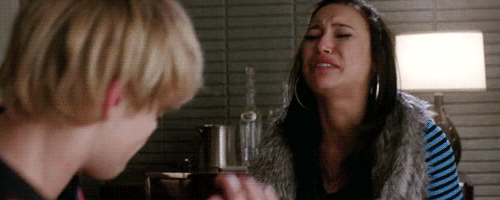 No one looks attractive when crying and, well, no one cares about your problems when drunk. No one will remember.