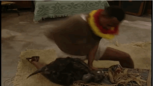 Starring in one of, if not THE best episode of Martin ever, the puppy monster thing got everyone to put aside their differences and join forces to deliver a tropical beatdown. "That ain't no damn puppy!"