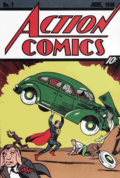 Animated by: ABVH.Original cover by Joe Shuster.